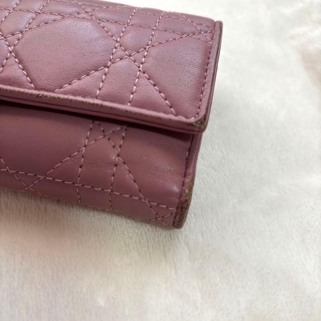 Dior 財布 ローズピンク