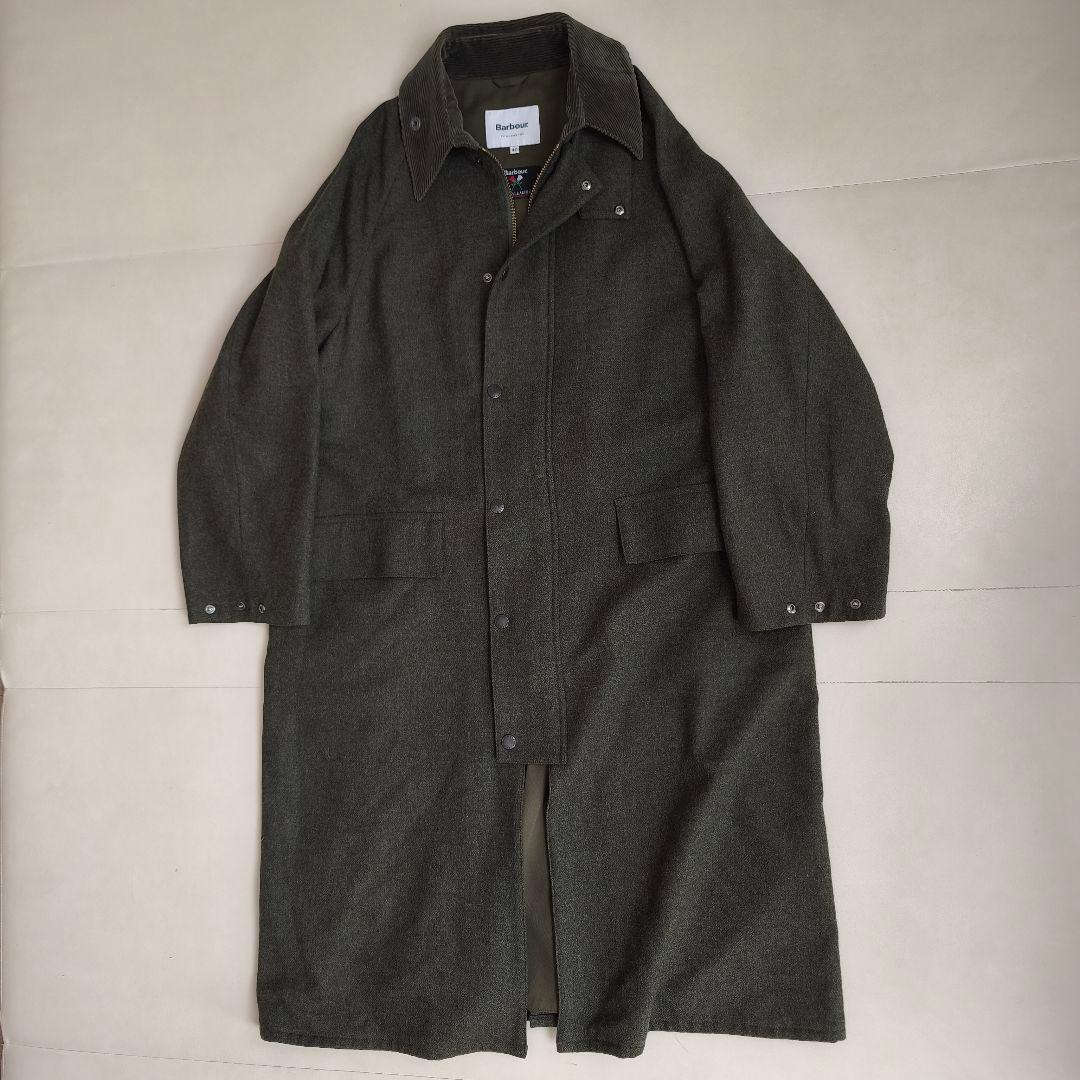 【美品】Barbour OS BURGHLEY MALLALIEUS ウール