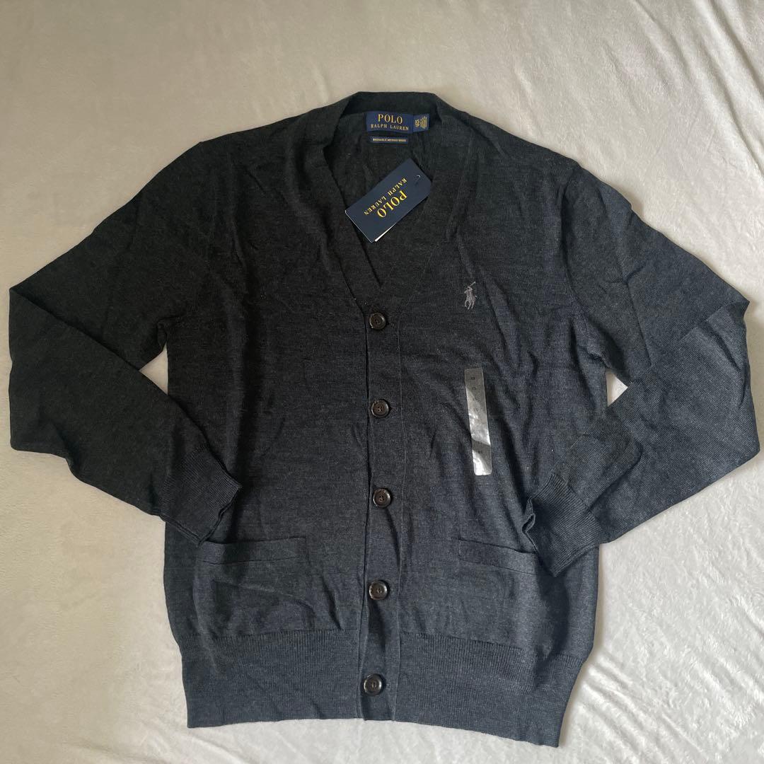 Polo Ralph Lauren カーディガン XS ダークグレー