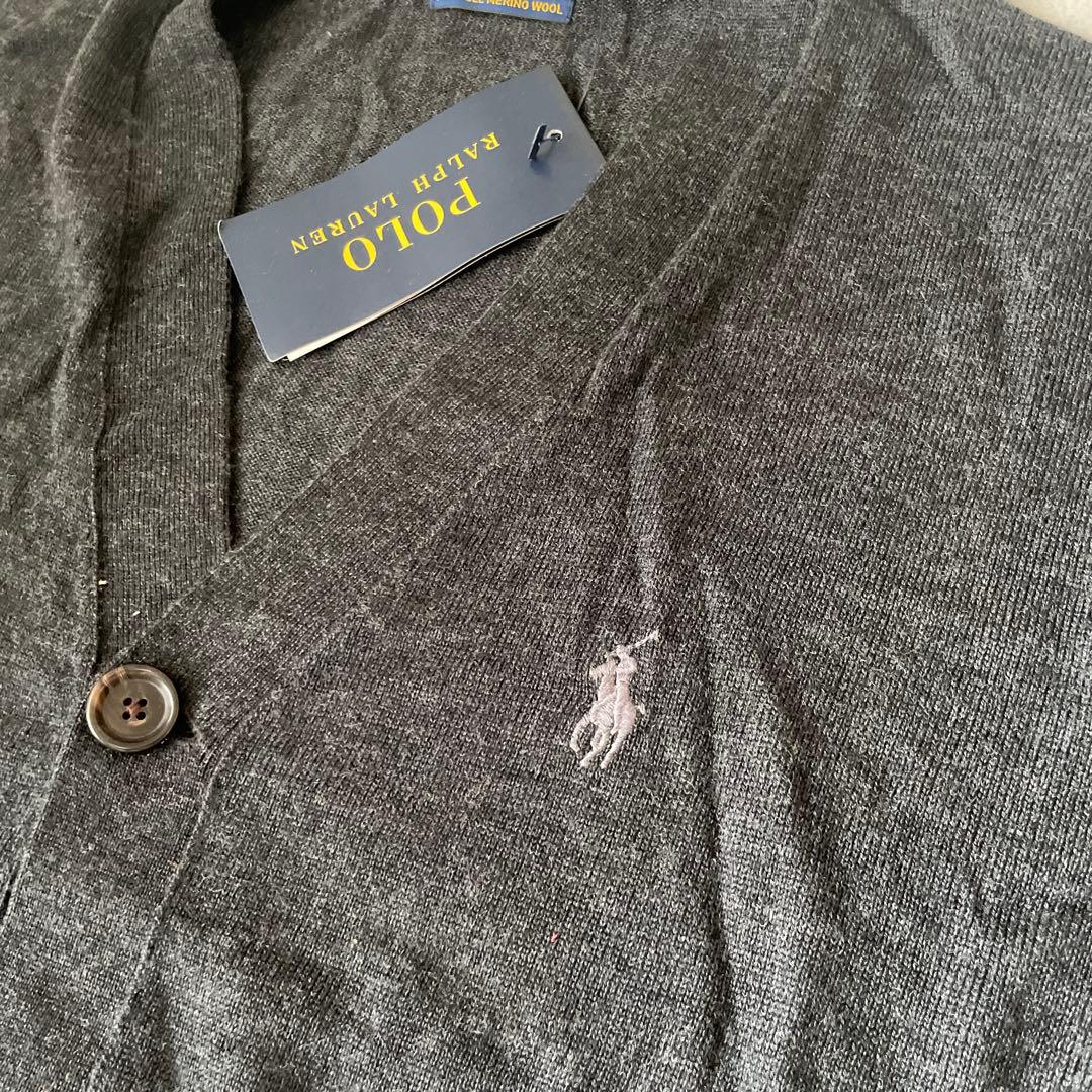 Polo Ralph Lauren カーディガン XS ダークグレー