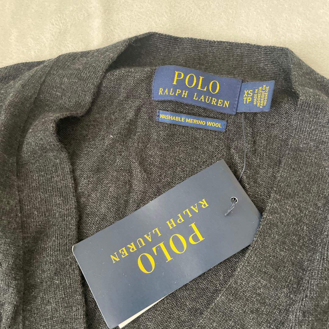 Polo Ralph Lauren カーディガン XS ダークグレー