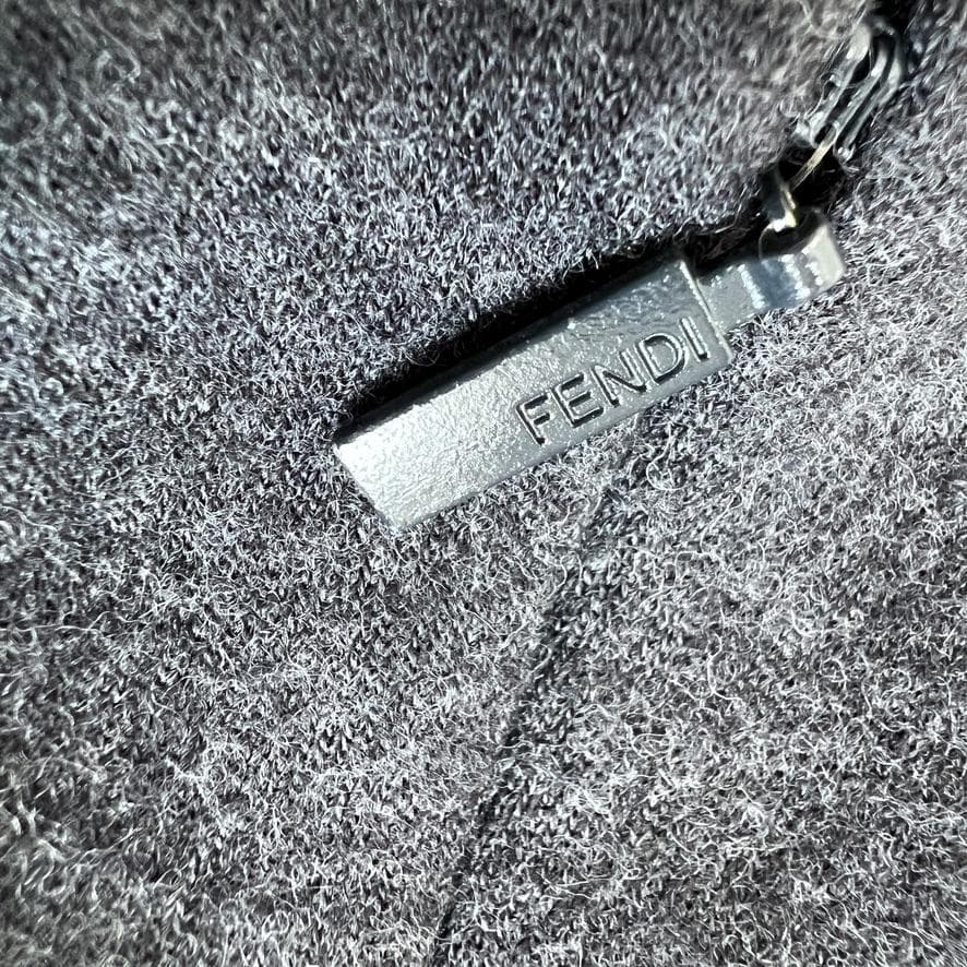 極美品★FENDI★ウール★シルク★ドレープ★ペプラム★ワンピース