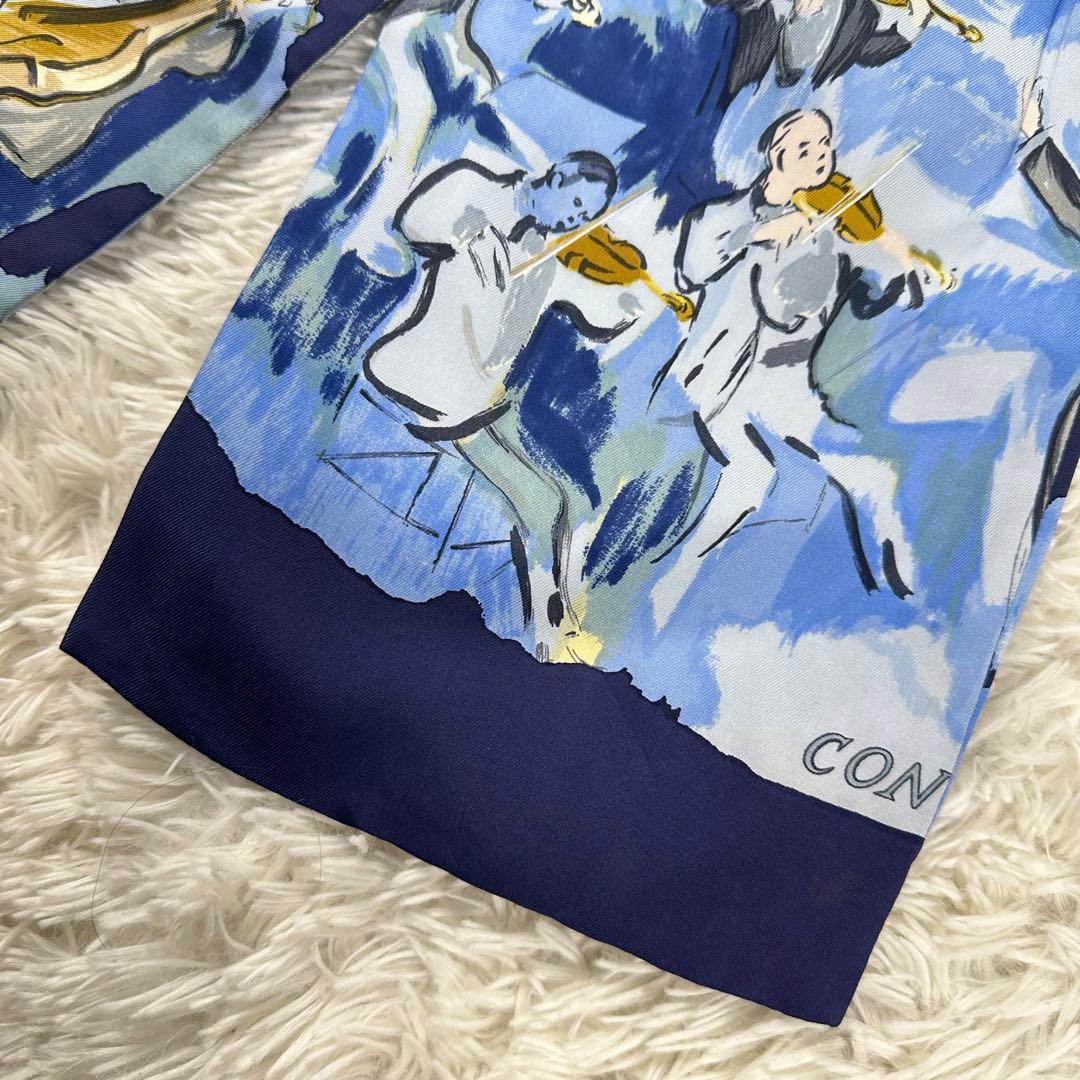 希少美品✨HERMES エルメス アスコットタイ スカーフ CONCERTO