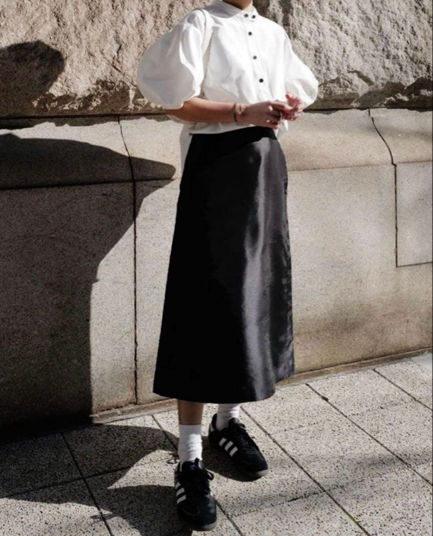 MACHATT パフスリーブ Wボタン ブラウス　美品　クリーニング済