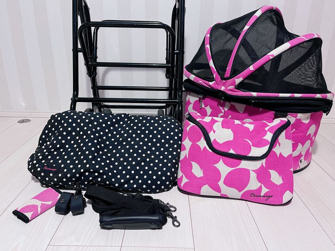 シャンアンジェ　天使のカート　ペットカート ピンク