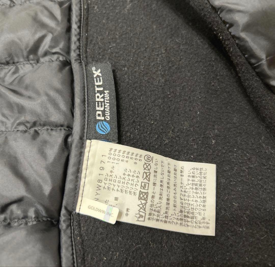 THE NORTH FACE 細身ブラックダウンジャケット