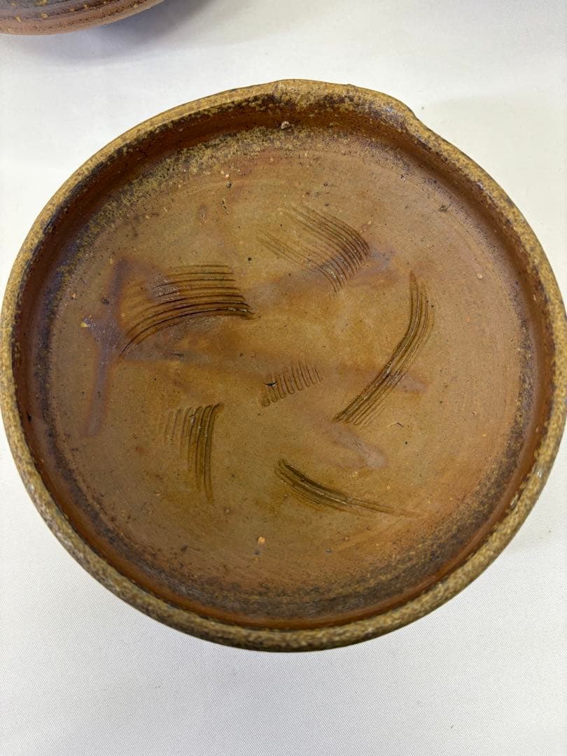 備前焼　中村真　片口　六客揃　共箱　共布