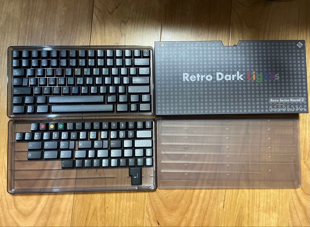PBTfans Retro Dark Lights キーキャップ