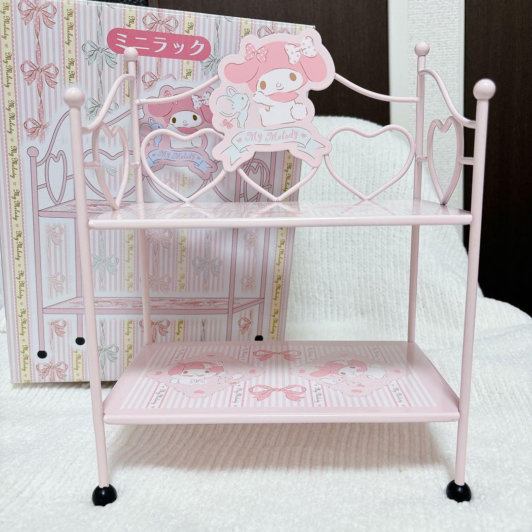 マイメロディ ミニラック ワイヤーラック 棚 飾り棚