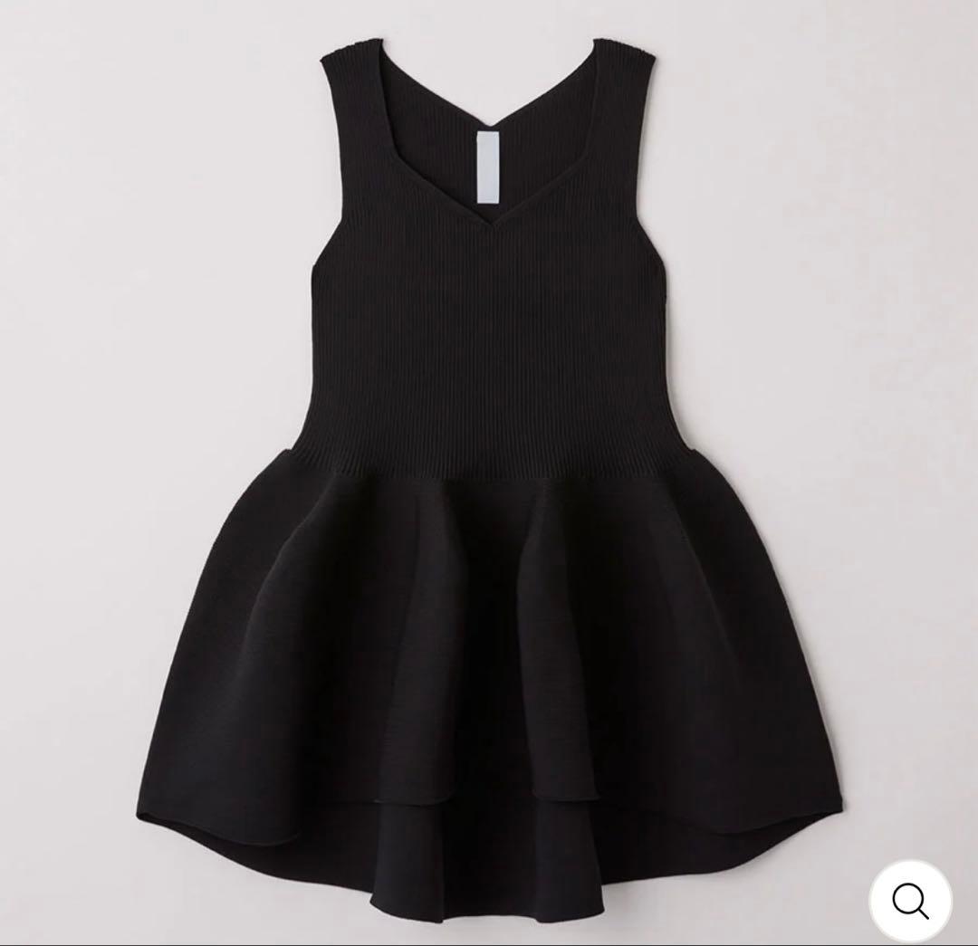 美品 CFCL POTTERY SLEEVELESS TOP ブラック