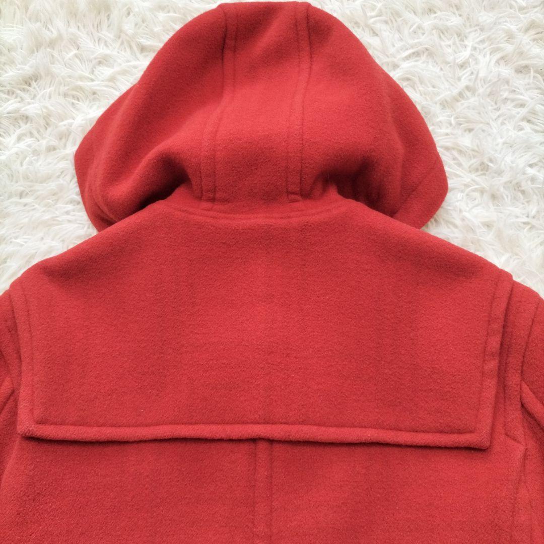 美品♡バーバリーブルーレーベル　ダッフルコートショート丈 ノバチェック 赤 40