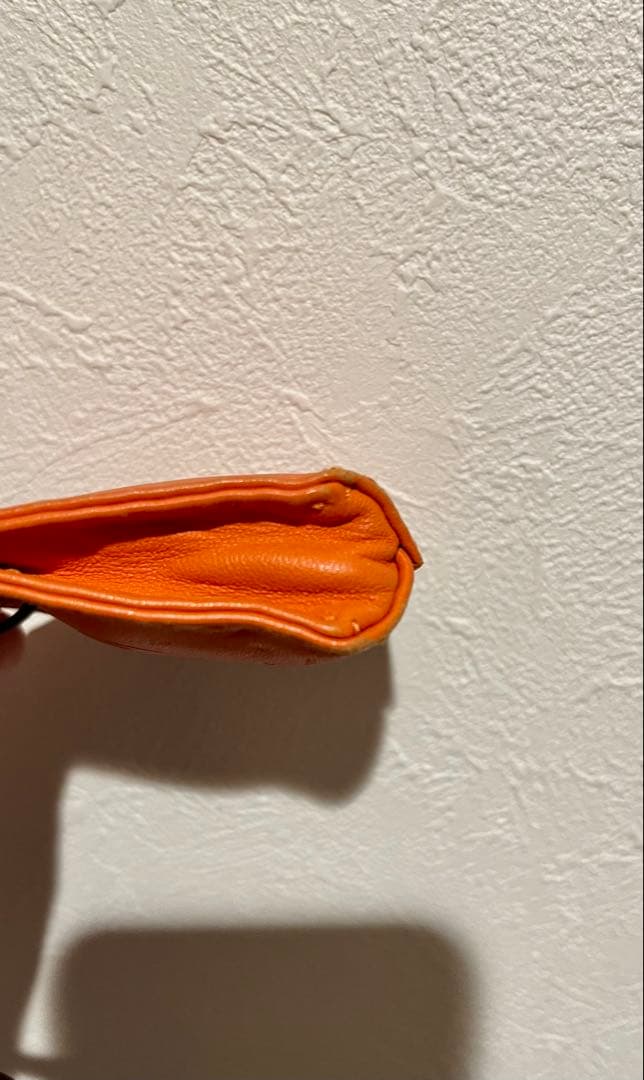 エルメス サックオランジュ レザーチャーム ストラップ ロゴ ショッパー