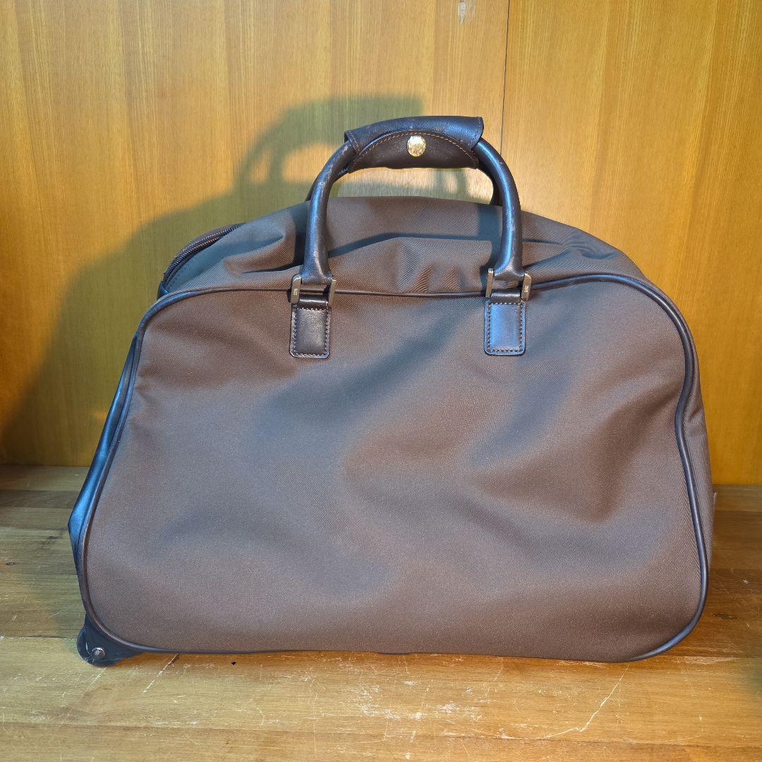 DAKS ダックス 3WAY キャリーバッグ ボストン ハウスチェック 茶