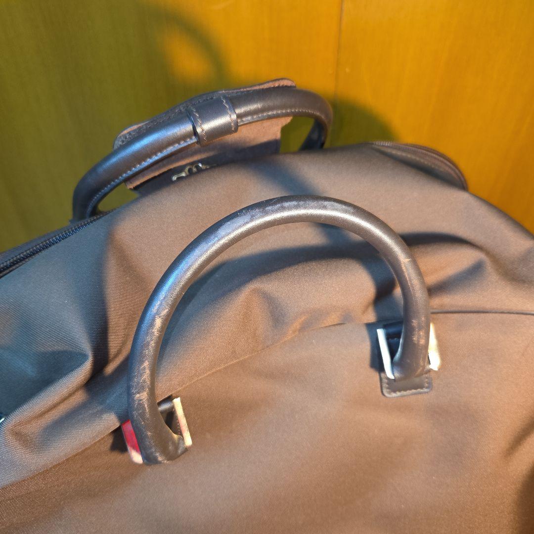 DAKS ダックス 3WAY キャリーバッグ ボストン ハウスチェック 茶