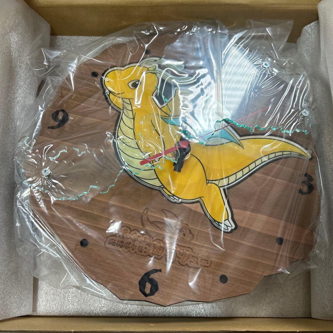 福井県限定 ポケモン カイリュー 壁掛け時計 ポケモンローカルacts