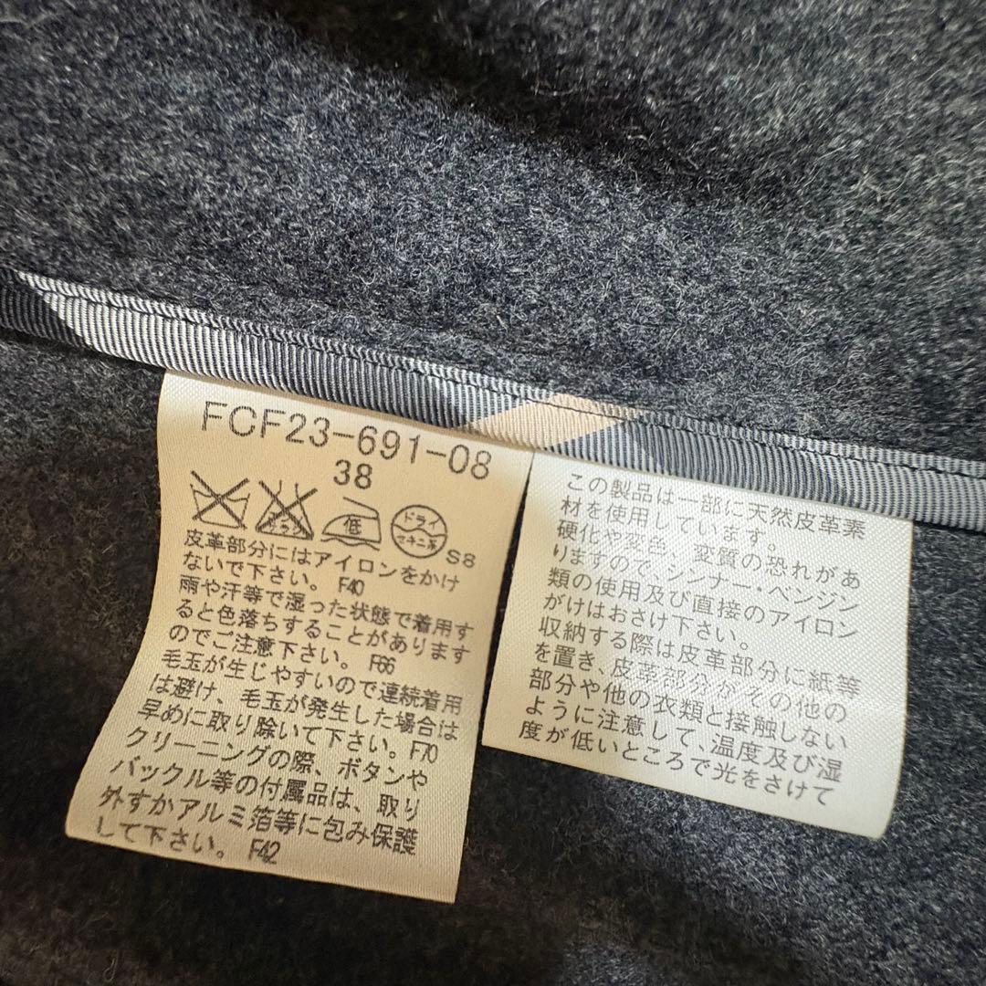 極美品✨ バーバリーブルーレーベル ショート　ダッフルコート チェックY2K