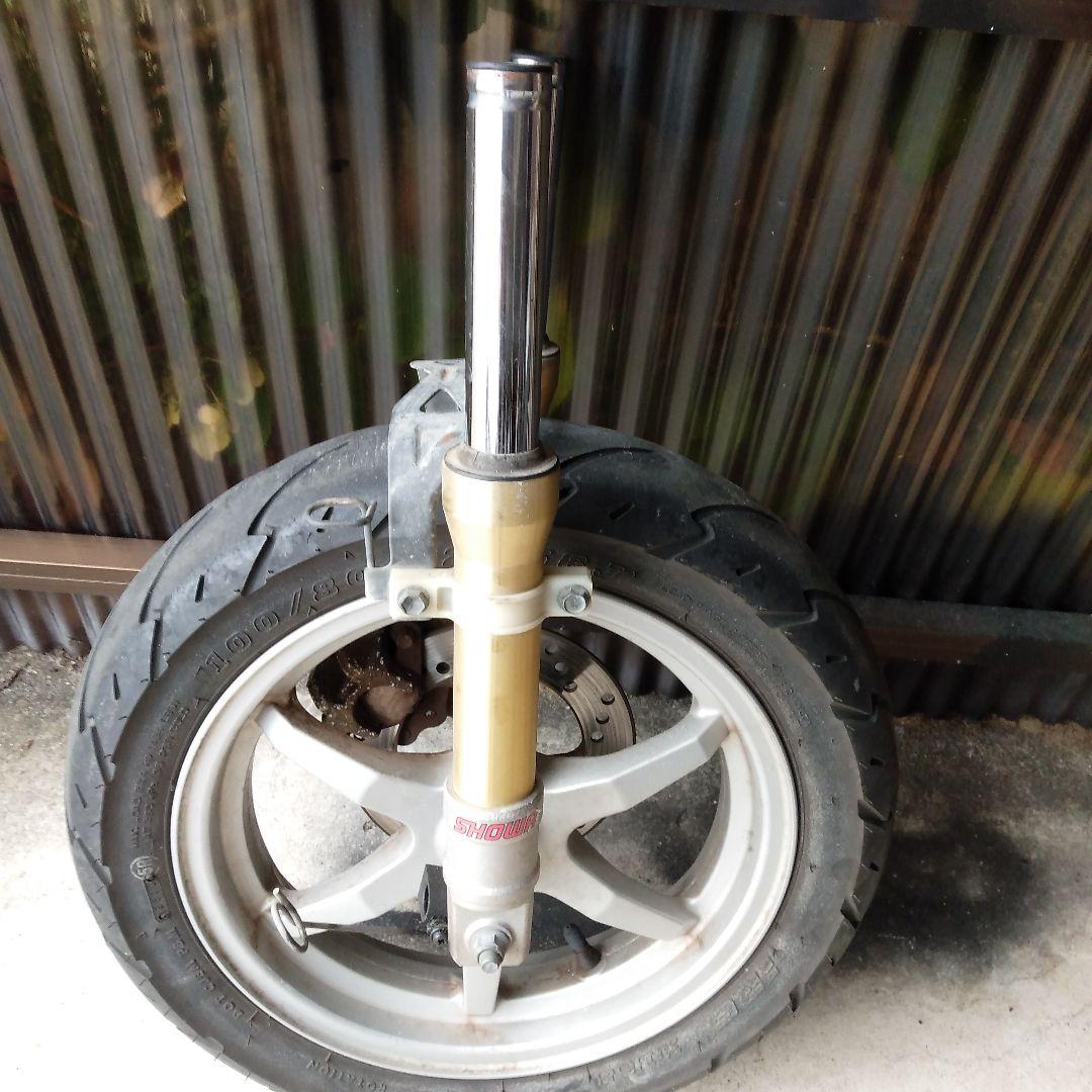 スズキZZジーツーインチアップスポーツフロントフォークまわり12インチホイール