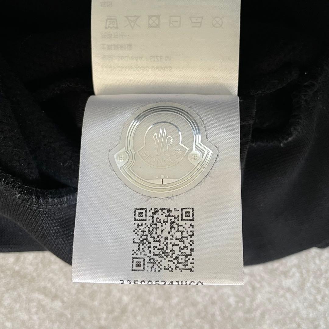 美品/23年式★モンクレール　FELPA パーカー　裏起毛　メンズ　黒　M