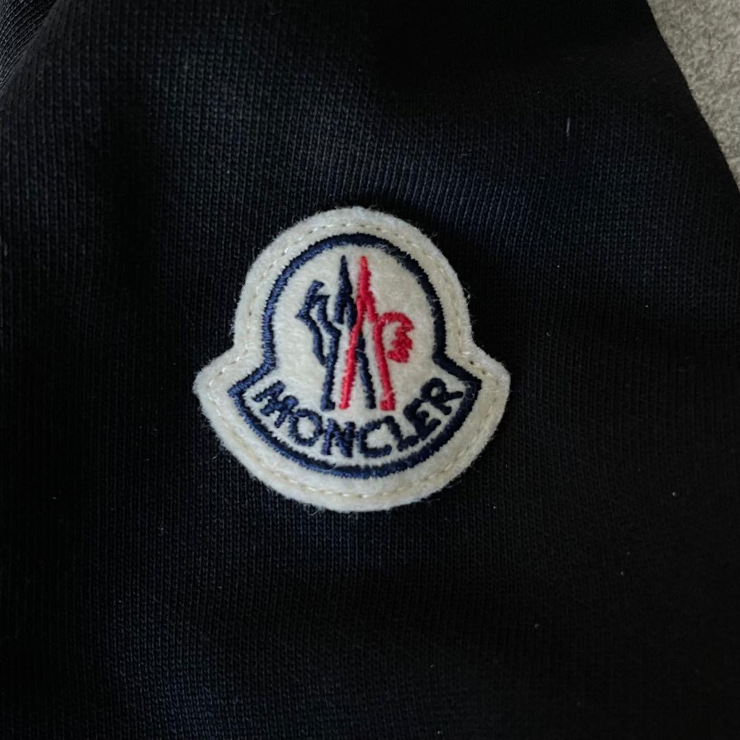 美品/23年式★モンクレール　FELPA パーカー　裏起毛　メンズ　黒　M