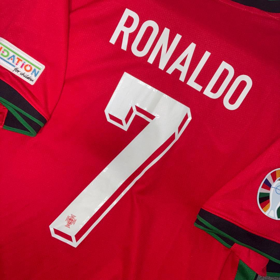 【正規品】ポルトガル 2024 ホーム ユニフォーム クリスティアーノ・ロナウド