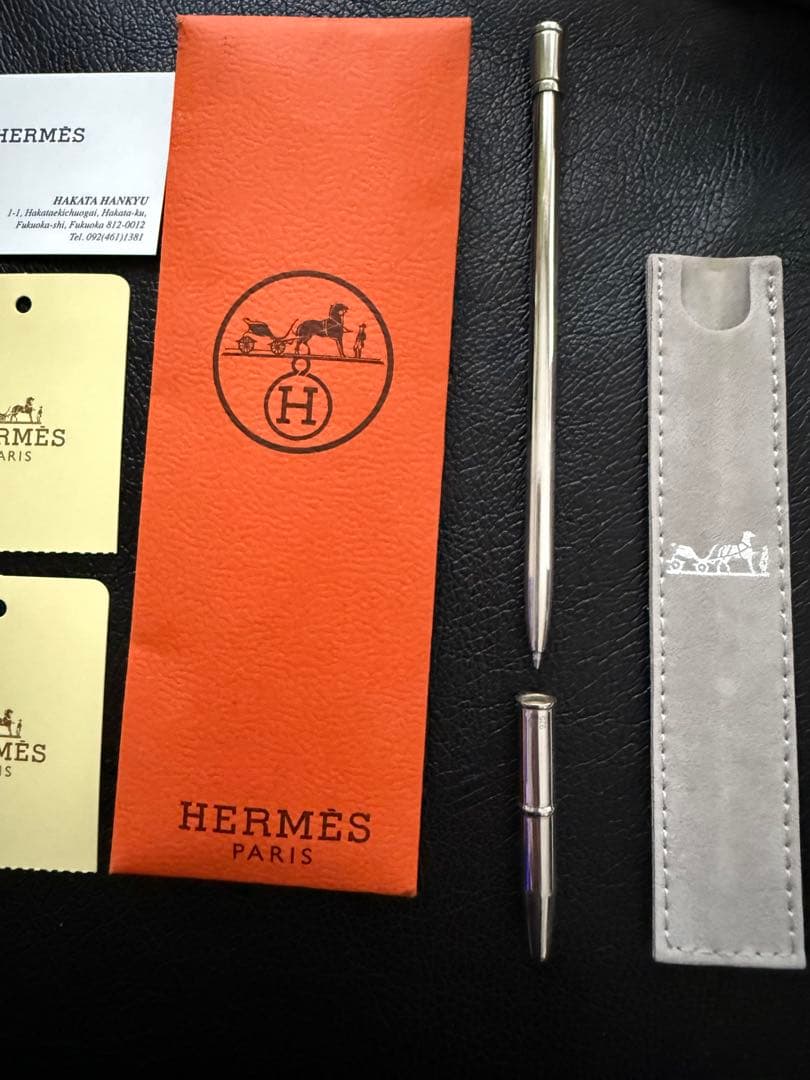 美品☆ケース付　エルメス HERMES スターリングシルバー925 ボールペン