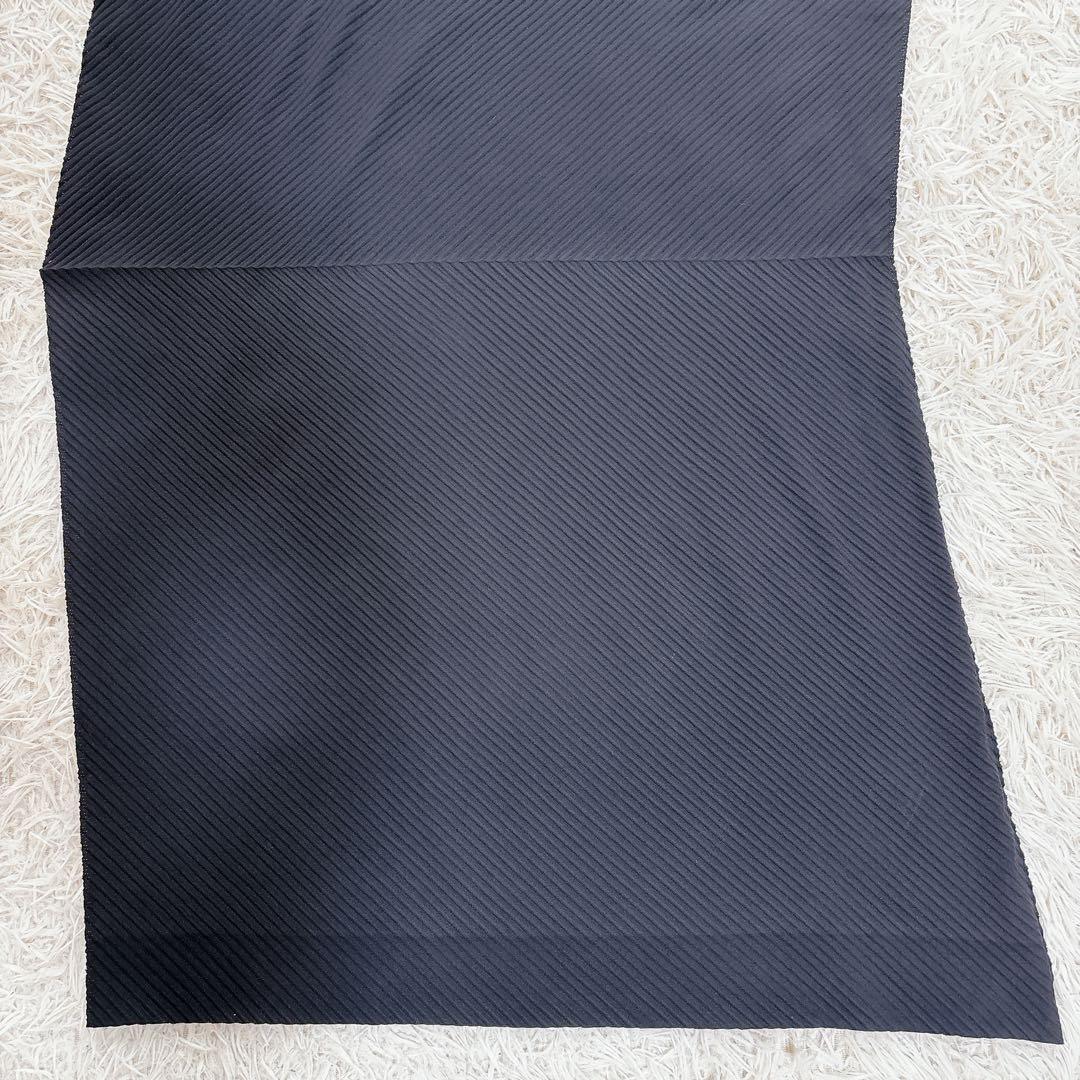 me ISSEY MIYAKE プリーツ ワンピース　アシンメトリー　ブラック