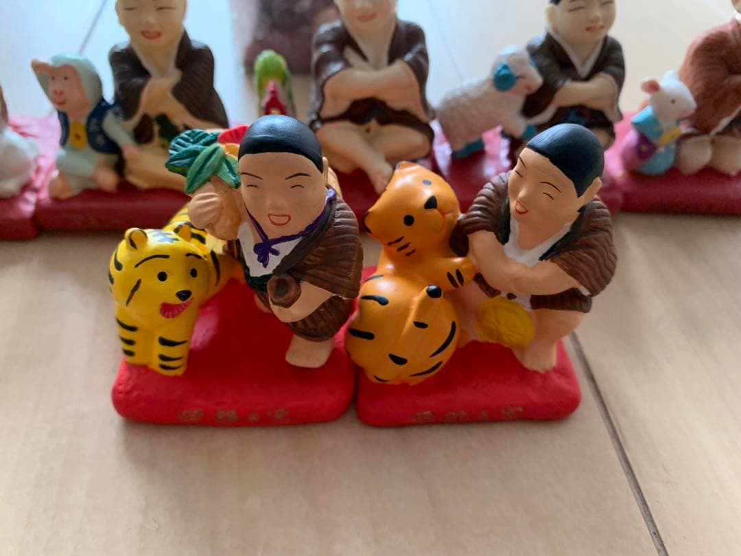 仙台四郎　干支　置物　縁起物　8種セット