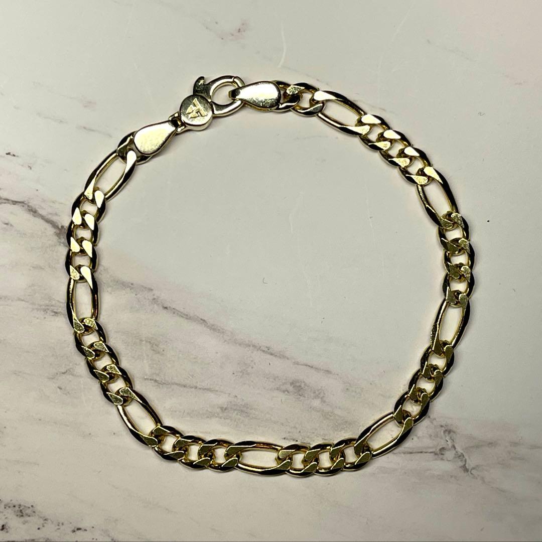 TOMWOOD トムウッド Figaro gold 9K ブレスレット 17cm