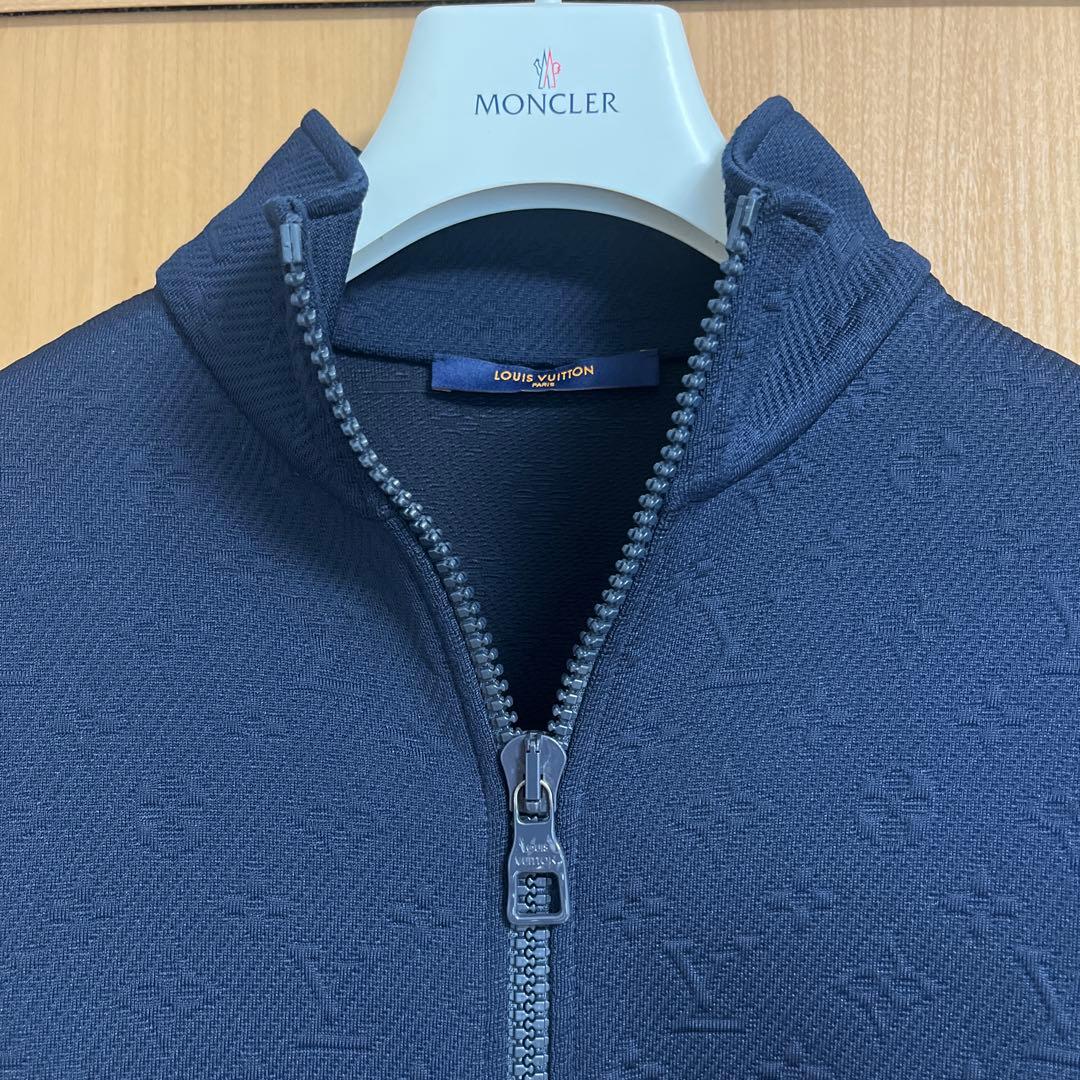 美品✨ルイヴィトン ダミエ ドライバーズニット ジップジャケット Ｓ相当
