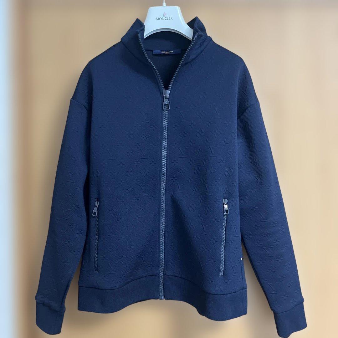 美品✨ルイヴィトン ダミエ ドライバーズニット ジップジャケット Ｓ相当