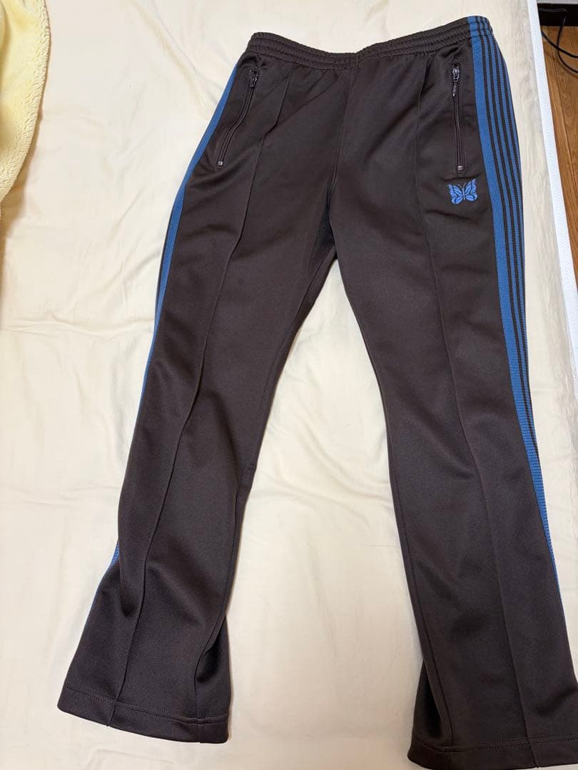 Needles スポーツパンツ S 茶色/青