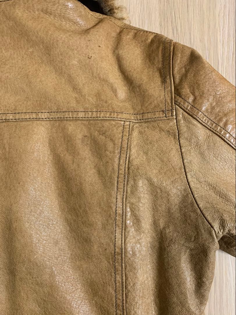 TORNADO MART 00s ファー レザージャケット fur jacket