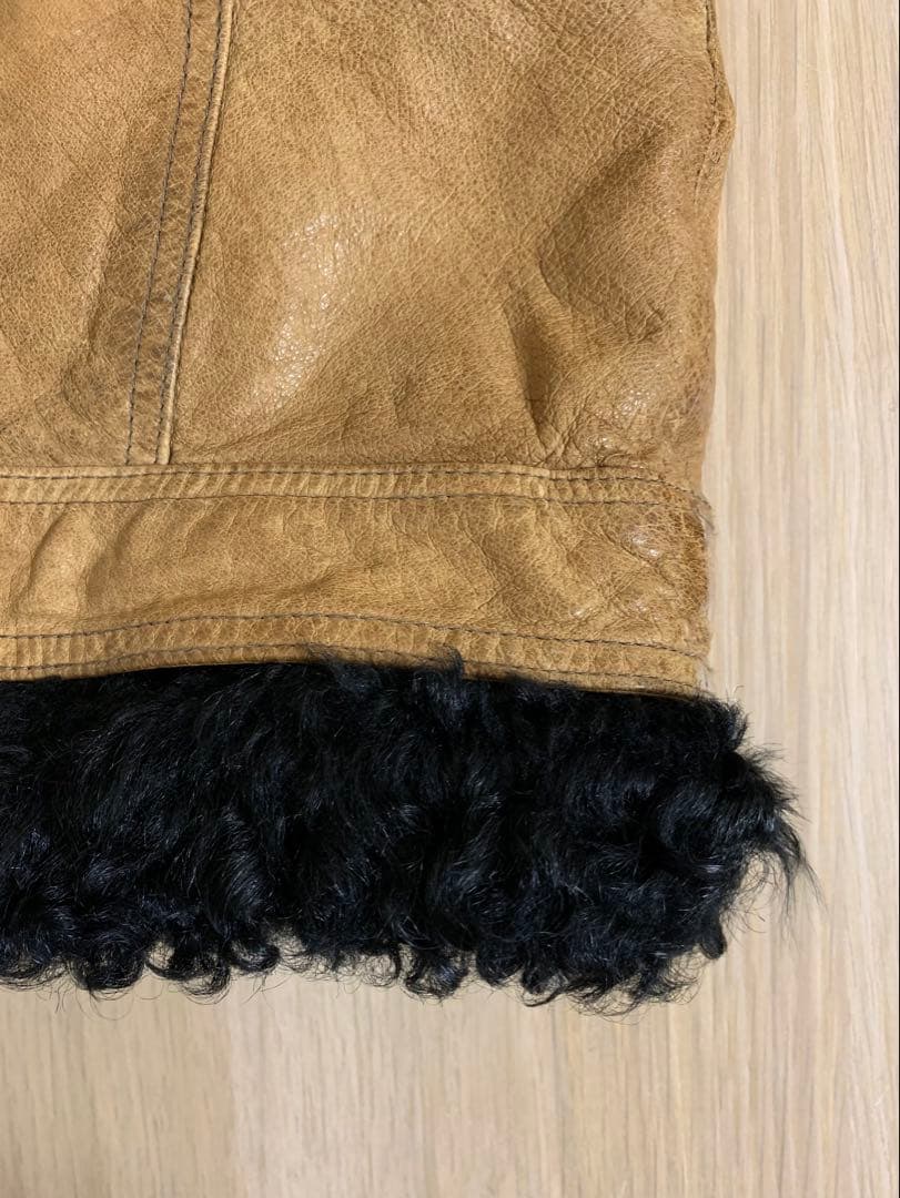 TORNADO MART 00s ファー レザージャケット fur jacket
