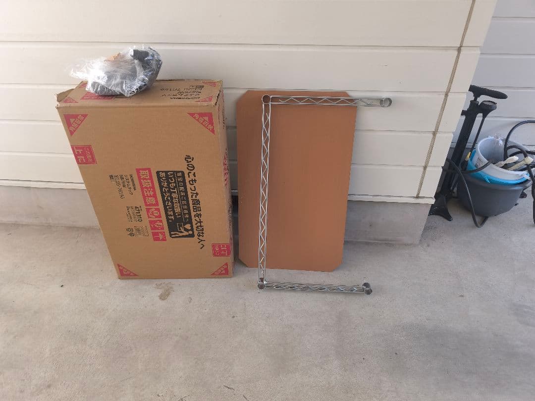 ルミナススチールラック 5段 ＋ 天板 ＋ 補強パーツ