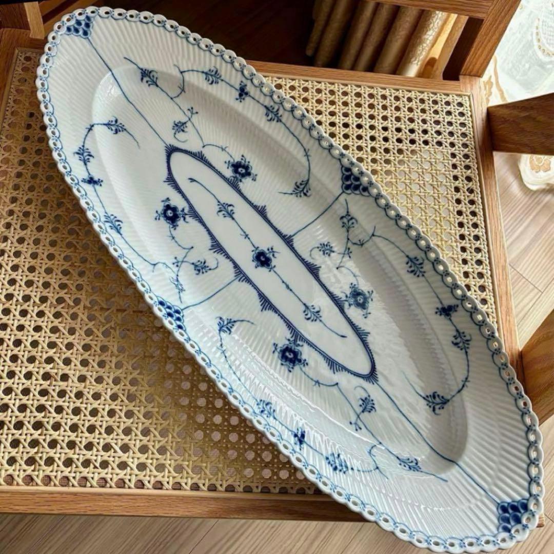 （希少品）ロイヤルコペンハーゲン　フィッシュ プレート（長皿）