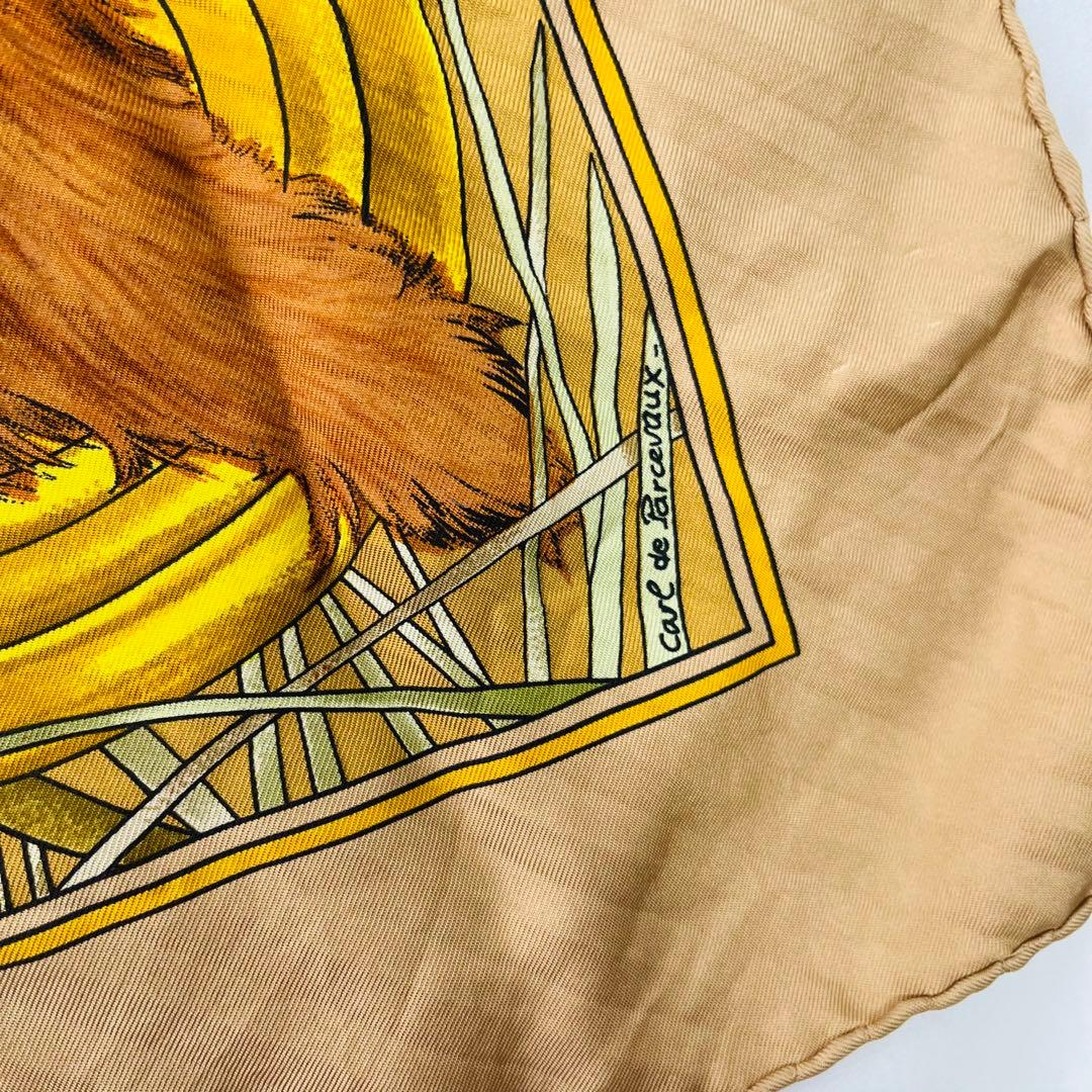 Hermes エルメス スカーフカレ90 CHASSE au BOIS 森の狩猟