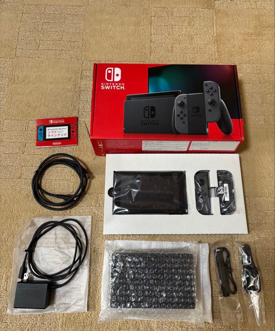 Nintendo Switch 本体 (ニンテンドースイッチ) 【グレー】