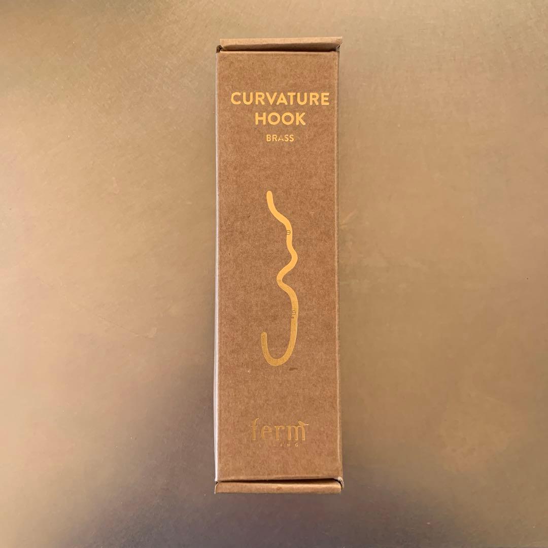 ferm LIVING CURVATURE HOOK 真鍮製