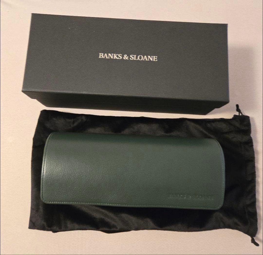 BANKS & SLOANE グリーン 腕時計ケース 時計ケース 美品 本体のみ
