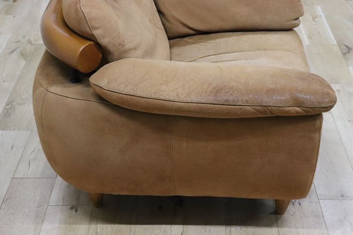 GMDKS348A○ イタリア製 シングルソファ 総本革 最高級 ヴィンテージ