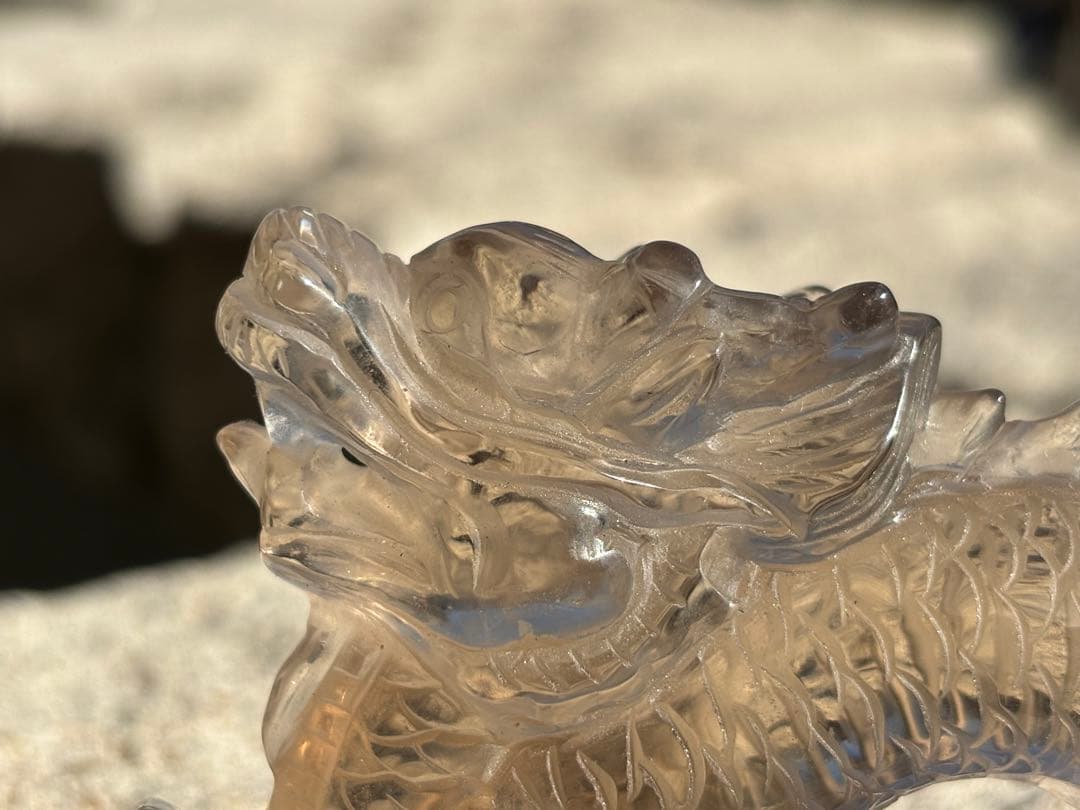 【龍神様パワー⭐️来福⭐️邪気・浄化】⭐️スモーキー龍③ 最高級の逸品⭐️金運