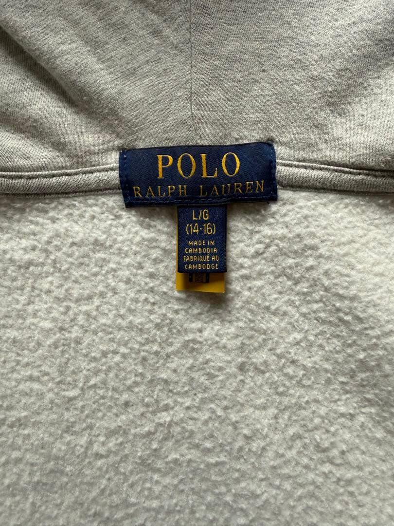 Polo by Ralph Lauren ジップパーカー グレー 現行