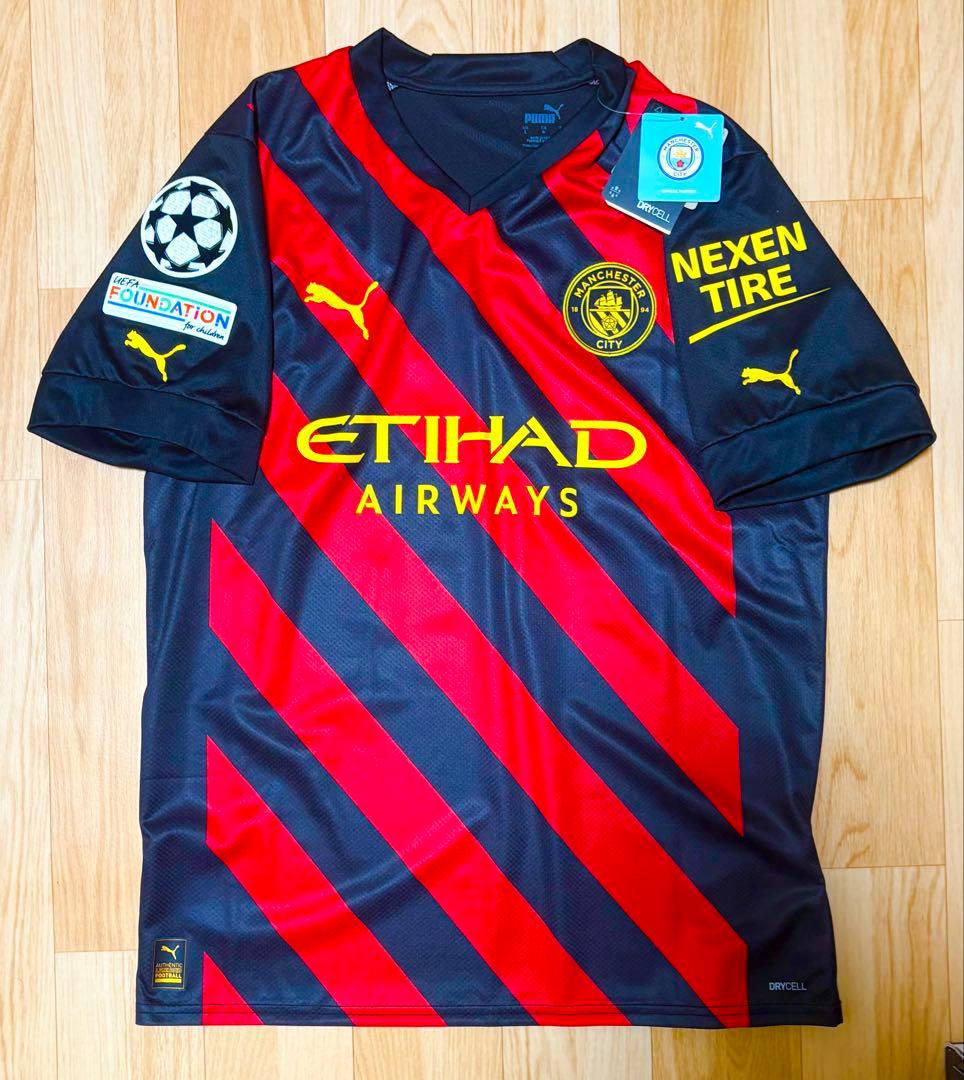 シ*ー様 【タグ付き】マンチェスターシティ 2022/23 マフレズ アウェイユ