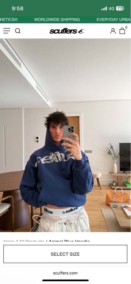 スカッファー　　Scuffers パーカー