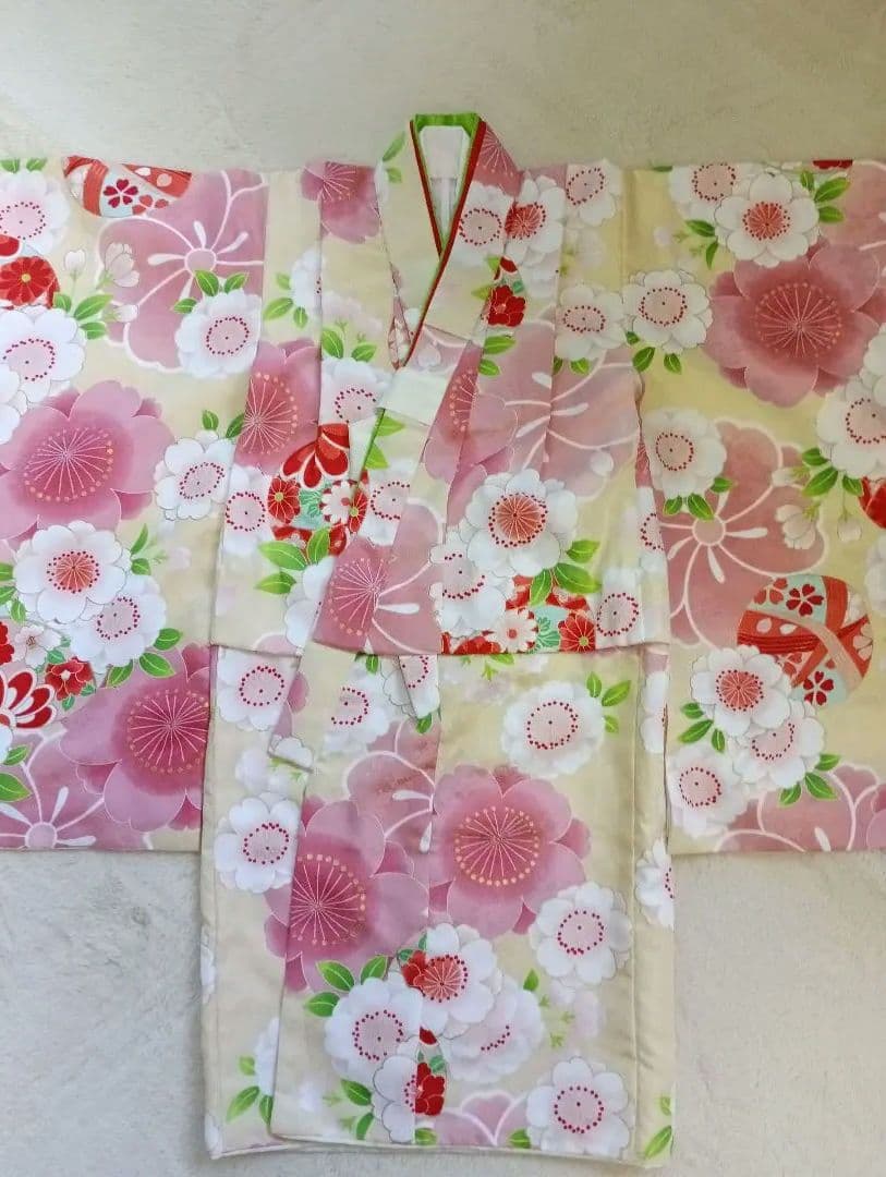 ☆京都花ひめ☆七五三女児着物被布セット3歳