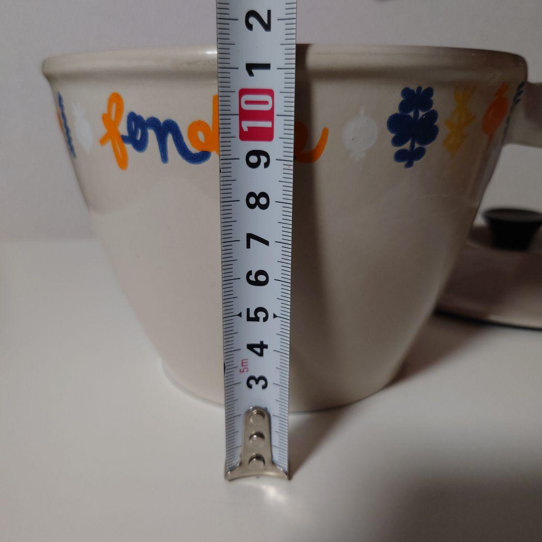 ビンテージ ルクルーゼ　フォンデュ鍋　ルクルーゼ鍋