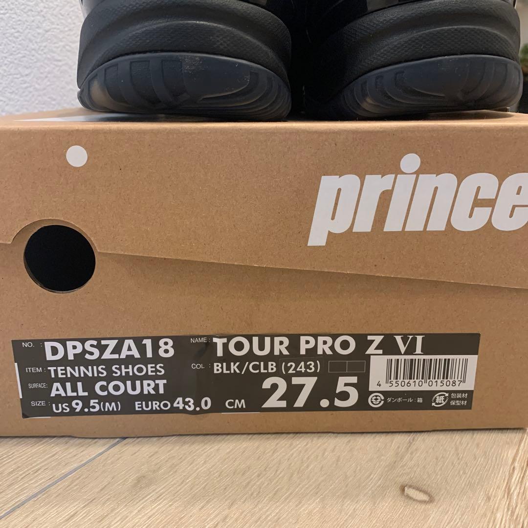 Prince Tour Pro Z VI テニスシューズ US 9.5
