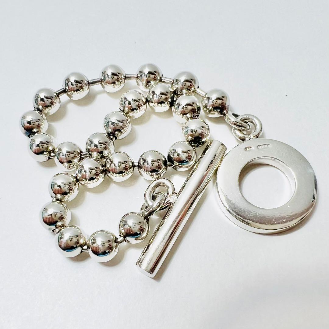 グッチ　ボールチェーン　トグル　ブレスレット