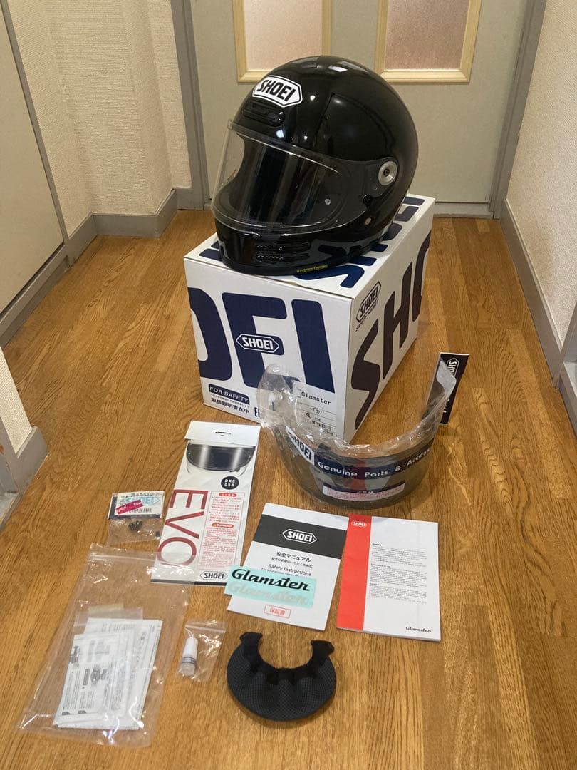 SHOEI グラムスター XL 2022年製 美品 ブラック 付属品完備