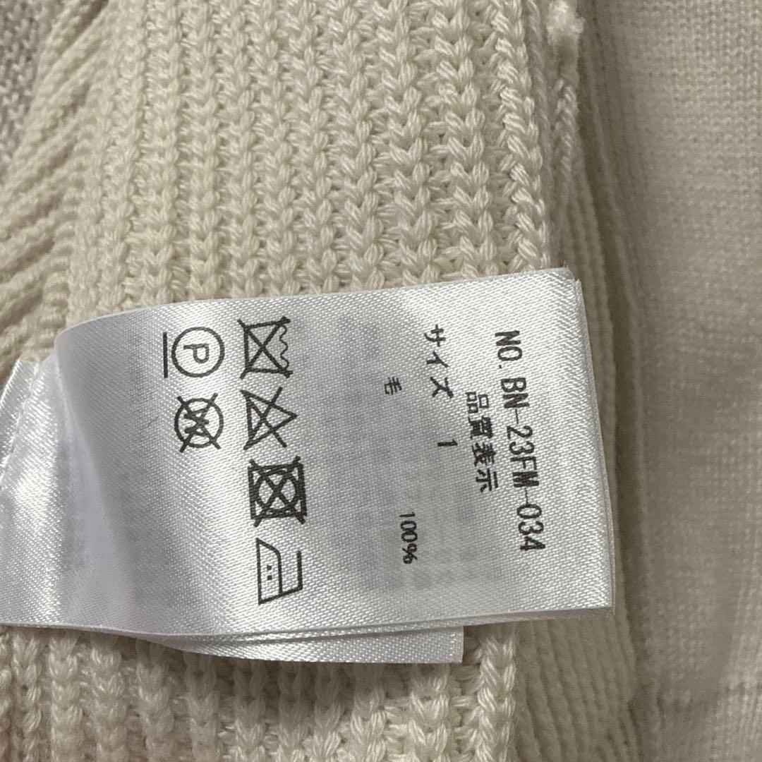 【りえぽんさん専用】BATONER バトナー　オフホワイト　カーディガン